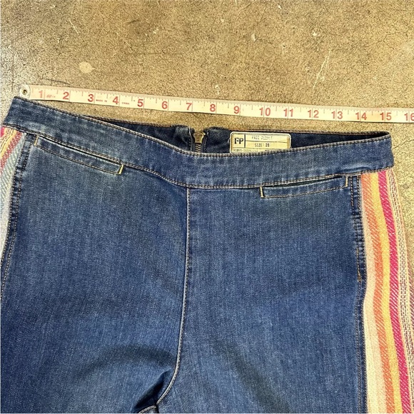 Free People SACRED VALLEY BLANKET PANTS Flare Jeans - Picture 7 of 9